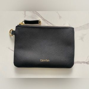 Calvin Klein black and gold coin/ card wallet